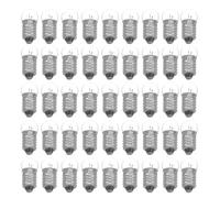 DINHEAROM Lot de 100 ampoules de rechange pour lampes torches, mini ampoules à incandescence à culot à vis, petites lampes pour kits scientifiques scolaires et expériences physiques