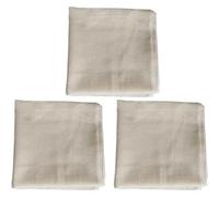 DINHEAROM Lot de 3 Étamines en Coton Blanc Réutilisables et Robustes Cuisine, Filtre Multifonction pour Yaourts et Fabrication de Fromage
