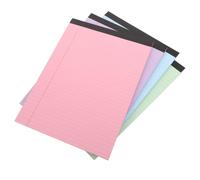 DINHEAROM Lot de 4 Carnets de Notes A4 Papier Ligné Lignes Précises, Design Unique et Élégant, Facile à Partager, pour Bureaux et Étudiants