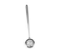 DINHEAROM Louche à Soupe Inox avec Crochet Cuillère à Long Manche pour Servir Soupes Porridge et Sauces Ustensile Cuisine Professionnel Résistant et Facile à Nettoyer