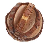 DINHEAROM Mâcher pour Hamster et Petits Animaux Molaire Naturel avec Cloche Forme de Pastèque pour Prévenir Morsures et Intérêt de Mastication