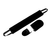 DINHEAROM Moufles Applicateurs de Bronzage Noirs en Film Pe Éponge et Velours Lot de 3 Auto-bronzant pour Appliquer la Lotion et Exfolier la Peau Efficacement