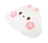 DINHEAROM Oreiller Lombaire Peluche Lapin Petit Modèle, Coussin Moelleux En Tissu Doux, Appui-taille Voiture Toutes Saisons, Accessoire Décoratif Pour Filles,