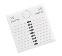 DINHEAROM Palette de Greffe de Cils en Acrylique Blanc, Plateau Multifonction Grosse Taille pour Extensions de Cils, pour Salon de Beauté et Usage à Domicile