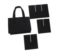 DINHEAROM Paquet à Vin Rouge Portable 6 Bouteilles 24x16x16 Cm en Feutre Séparateur Amovible Protection Transport Bouteille pour Picnic Fête