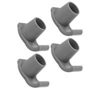 DINHEAROM Patins Pp Remplacement 4 Déambulateur de pour Pièces en Légers et Faciles à Installer, Accessoires Antidérapants et pour Béquilles et Marcheurs, Usage Trekking