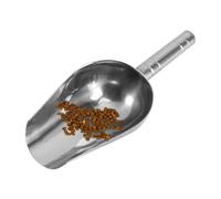 DINHEAROM Pelle à Aliments pour Animaux en Acier Inoxydable Argenté, Capacité 250 G, Facile à Nettoyer Manche Ergonomique pour Nourriture Sèche Chiens et Chats Style Plusieurs Styles
