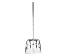 DINHEAROM Pelle à poussière de garage : Pelle à poussière portable - à main en acier inoxydable - Balai à robuste pour ramasser les débris, nettoyer les cendres et enlever les poils