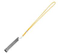 DINHEAROM Pendentif Sifflet en Métal en Acier Inoxydable, Très Fort et Facile à Souffler, Léger, pour Chasseurs et Sauveteurs, Sifflet Portable de Survie