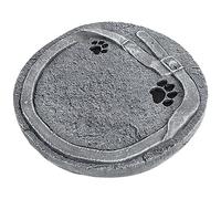 DINHEAROM Pierre Commémorative pour Animaux De Compagnie Tombeau avec Motif De Patte Décoration De Jardin Élégante Et Apaisante pour Honorer La Mémoire De Votre Chien Ou Chat