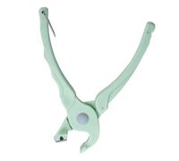 DINHEAROM Pince à Bol Antidérapante sans Rouille ni Déformation en Plastique Vert Clair, Pince à Assiette Cuisine Ustensile Pratique pour Plats Chauds et Casseroles pour Tout Âge