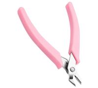 DINHEAROM Pince Extractrice de Chaîne en Acier Inoxydable et Plastique Rose pour Manucure, Outil Rapide et Précis pour Retirer Ornements D'ongles, Accessoire Professionnel Soin Ongle