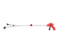 DINHEAROM Pince Pliable pour Ramassage de Déchets Manche Télescopique en Alliage D'aluminium, Poignée Ergonomique pour Personnes Âgées et Handicapées, Outil de Préhension Facile à Ranger