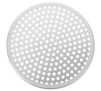 DINHEAROM Plateau à Pizza Rond Perforé Pour Four Alliage Aluminium Avec Pelle à Pizza Cuisson Domestique