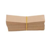 DINHEAROM Pochette Étanche en Papier Kraft Marron pour Baguettes Jetables, Porte-baguettes Portable Fonction de Rangement, pour Pique-niques et Paquet D'école, Lot de 200 Pièces