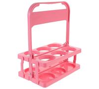 DINHEAROM Porte-Bouteille Pliable Portable Poignée, Casier Multifonction pour Bouteilles Isothermes et Gourdes, pour Voyages, Sports et Repas en Extérieur