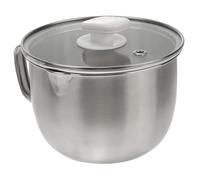 DINHEAROM Pot Séparateur de Graisse Acier Inoxydable avec Filtre et Couvercle Poussière Récipient pour Filtrage et Stockage Dhuile Bol Séparateur Dhuile et Sauce pour Cuisine Saine
