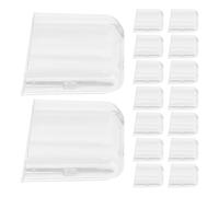 DINHEAROM Protège-Brosse à Dents Électrique et Manuel 20pcs en PC Transparent, Design Simple, Facile à Nettoyer, Maison Bureau