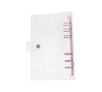 DINHEAROM Protège-cahier Transparent en Pvc pour Fournitures de Bureau, Couverture Simple et Personnalisable pour Organiser Documents, pour Enseignants et Bureau