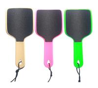 DINHEAROM Râpe à Callosités Couleur Aléatoire pour Pédicure Maison et Professionnelle 2pcs en Plastique et Émeri pour Enlever Peau Morte Pieds, Forme Arquée, Outil