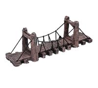 DINHEAROM Résine Pont de Simulation Café, Taille S, pour Aquarium | Décoration Antique, Usage en Eau Douce Domestique, Ne Se Décolore Pas, Facile à Nettoyer Couleur Aléatoire