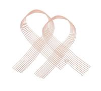 DINHEAROM Ruban à Invisible de Danse Chaussures pour Élastique Stable Pointes en Caoutchouc Élastique Rose, Soutien 2 Pièces, pour Diverses Scènes de Danse et Danseuses Professionnelles