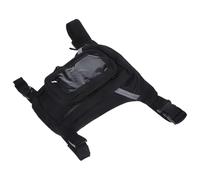 DINHEAROM Sacoche de Jambe Design sans Mains Étanche Multifonction en Nylon Oxford 1680d Capacité 1l Noir pour Moto et Vélo pour Sports et Escalade