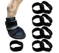 DINHEAROM Sangles De Chaussettes Antidérapantes pour Chien 10pcs Porte-Chaussettes Réglables en Nylon Polyester pour Bottes De Pluie en Extérieur