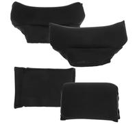 DINHEAROM Set de Coussinets Antidérapants pour Béquilles en Mousse à Mémoire, Housse de Poignée en Tissu Facile à Démonter, Accessoires Médicaux pour Patients