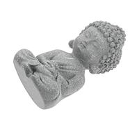 DINHEAROM Statue Bouddha Miniature Décor Aquarium Compact en Pierre Solide pour Bureau et Étagère Ornement Artisanat Petite Sculpture Bouddhiste Intérieure