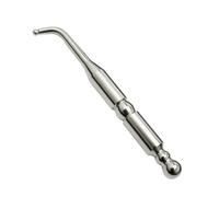 DINHEAROM Stylo D'acupuncture en Acier Inoxydable avec Embout Rond et Poignée Antidérapante pour Massage Auriculaire et Stimulation des Points D'acupression