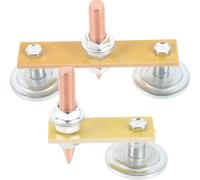 DINHEAROM Support de Soudage Magnétique et Résistance Vieillissement Construction Robuste 2pcs Aimant Puissant pour Fixation Stable lors Soudage