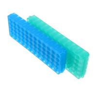 DINHEAROM Support pour Tubes à Essai en Abs 2 Pièces 60 Emplacements 0,5/1,5/2 Ml Polyvalent Réutilisable pour Universités et Instituts de Recherche