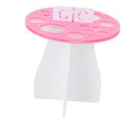 DINHEAROM Support Séchoir Maquillage pour Rose ou Pinceaux Plastic et Organisateur Rectangulaire Minimaliste Salon Professionnel ou Nail Art