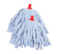 DINHEAROM Têtes de Rechange pour Mop Non Tissé Lot de 2 Absorbantes Lavables Accessoires de Nettoyage pour Sols Usage Ménager Compatibles Balais à Franges Nettoyage
