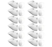 DINHEAROM Tour de Culture Hydroponique Verticale 1 Set, Plastique Blanc | Éponges de Plantation, pour Légumes et Semences, Usage Intérieur, Simple à Installer