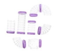 DINHEAROM Tube De Labyrinthe pour Hamster Tunnel Extérieur Résistant pour Cage DIY Adaptable Aux Petits Rongeurs Jeu Modulable pour Expansion Cage Hamster
