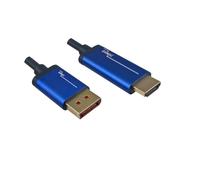 DINIC Câble Premium Displayport T8 1.4 vers HDMI de 1m - mâle vers mâle
