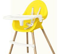 Dining Ch Multifonction Pliable Portable Grande Assiette Monocouche High Ch pour Tout-petit Ivoire Blanc High Possède des Couches Amovibles Qui Peuvent être pliées. Co Salle à