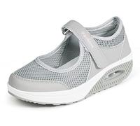 Dinint Chaussures orthopédiques pour Femmes，Mode Compensées Mary Janes pour Femme,Chaussures De Marche AntidéRapantes à Coussin d'air Femmes Minceur Chaussures LéGèRes RespirantesTaille 35-42eu