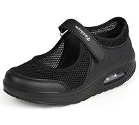 Dinint Chaussures orthopédiques pour Femmes，Mode Compensées Mary Janes pour Femme,Chaussures De Marche AntidéRapantes à Coussin d'air Femmes Minceur Chaussures LéGèRes RespirantesTaille 35-42eu