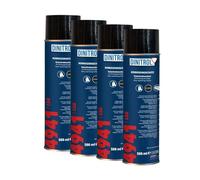 DINITROL® 4941 Lot de 4 aérosols de 500 ml de cire auto-cicatrisante pour châssis Noir