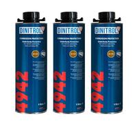 Dinitrol 4942 Dessous Cire (Marron) 3 x 1 litre canettes (avec bouchon à vis de style Schutz)