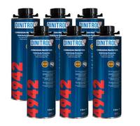 Dinitrol 4942 Dessous Cire (Marron) 6 x 1 litre canettes (avec bouchon à vis de style Schutz)