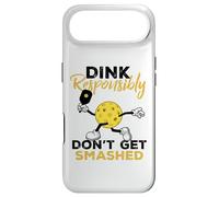 Dink Responsibly Don't Get Smashed Funny Pickleball Player Coque pour iPhone Air