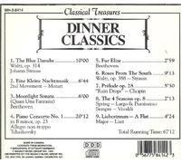 Dinner Classics - Classical Treasures: Dinner Classics