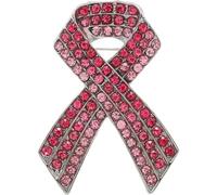 Dinntty Broches en avec Ruban Rose, Broche De Sensibilisation Au Cancer du Sein, Épingles À Bijoux, Badges De Revers, Broches pour Femmes, Cadeaux De Soutien Aux Survivantes