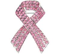 Dinntty Broches en avec Ruban Rose, Broche De Sensibilisation Au Cancer du Sein, Épingles À Bijoux, Badges De Revers, Broches pour Femmes, Cadeaux De Soutien Aux Survivantes