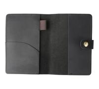 Dinntty Couverture De Carnet en Cuir pour Field Notes, Couverture De Carnet en Cuir De Vachette Vintage Faite À Main avec Porte-Stylo pour Carnets Rechargeables