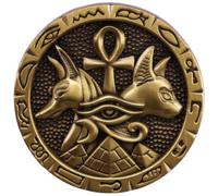 Dinntty Ensemble De Broches Anu astet - Broche Badge Bouton Égyptienne Vintage, Accessoire De Bijou Divin pour Ou Chapeau